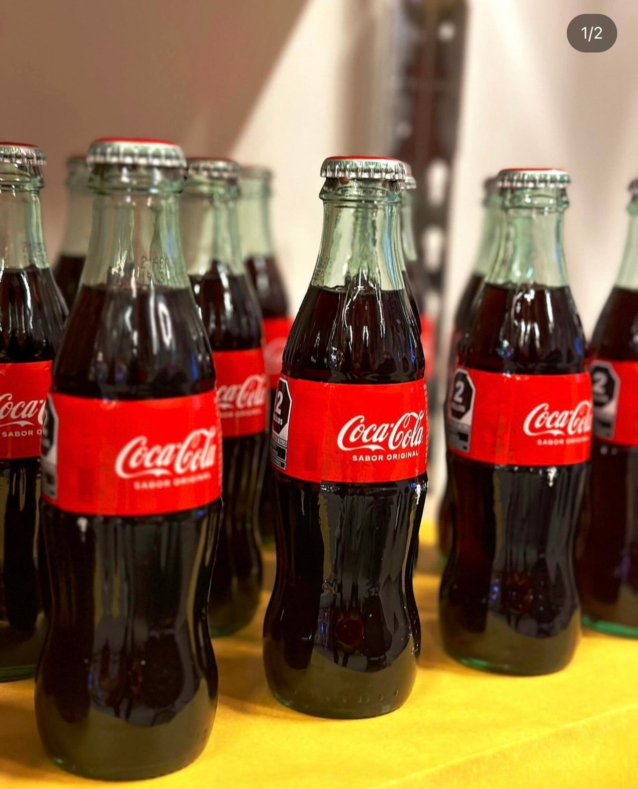 Coca-Cola Mini Glass Bottle 235ml – Authentic Cane Sugar Soda