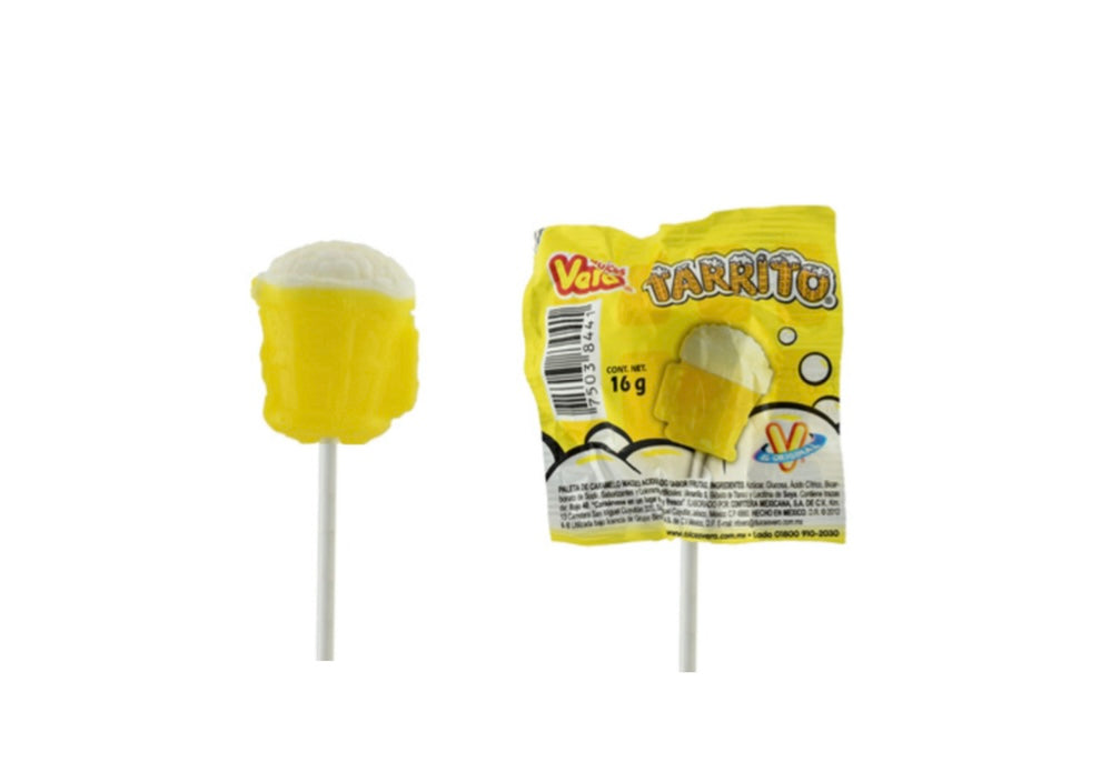 Vero Paleta Tarrito 40ct Lollipop Mexican Candy POS - Dulceria Mexicana "El Toto"