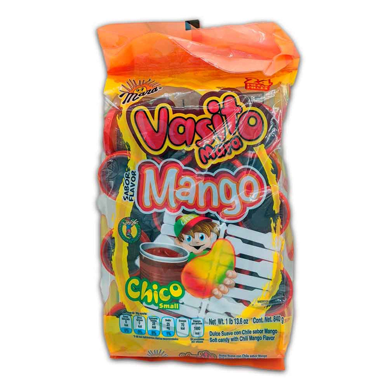 Mara Vasito Mango 35G 24Ct Mexican Candy POS - Dulceria Mexicana "El Toto"