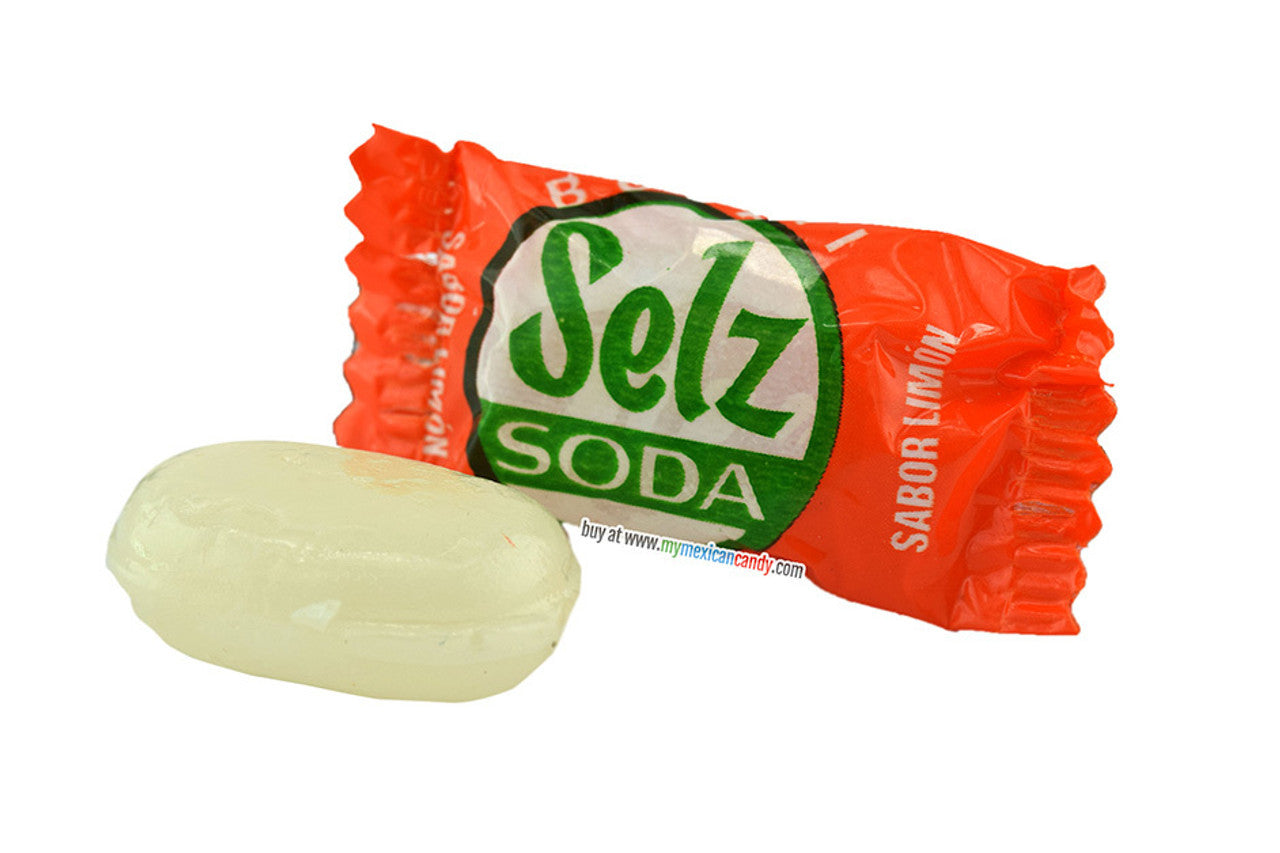 Selz Soda Lemon 100ct Mexican Candy POS - Dulceria Mexicana "El Toto"