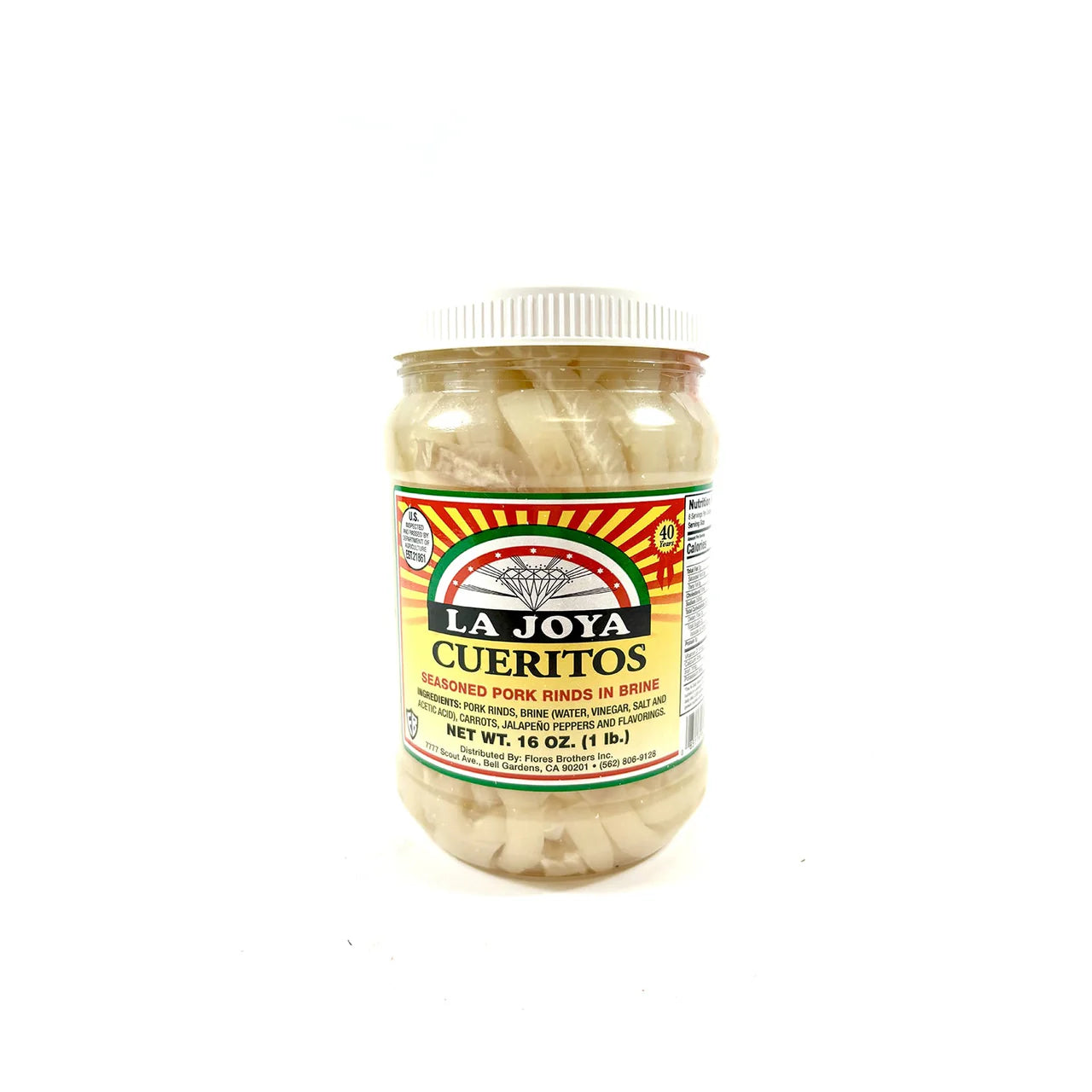 La Joya Cueritos 1lb, authentic Mexican