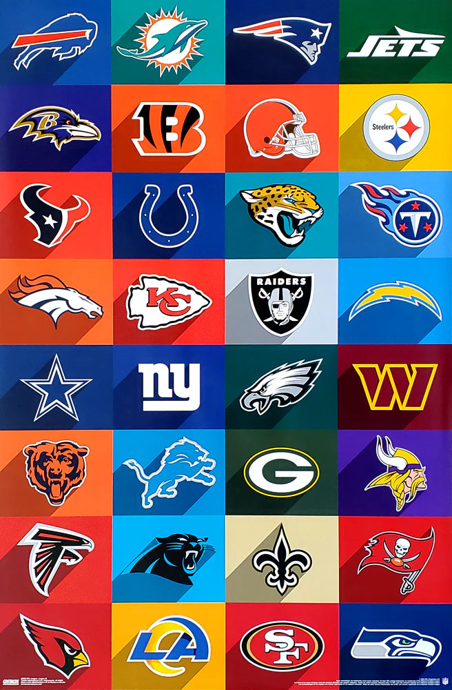 Custom NFL team piñata featuring a football team logo for birthday parties