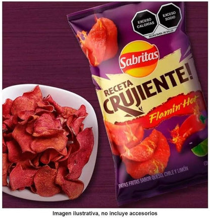 Sabritas Flamin Hot 100gr Chips Mexican Snack POS - Dulceria Mexicana "El Toto"