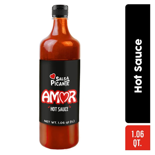 Salsa Picante Amor Hot Sauce 1 liter Mexican salsa picante bottle
