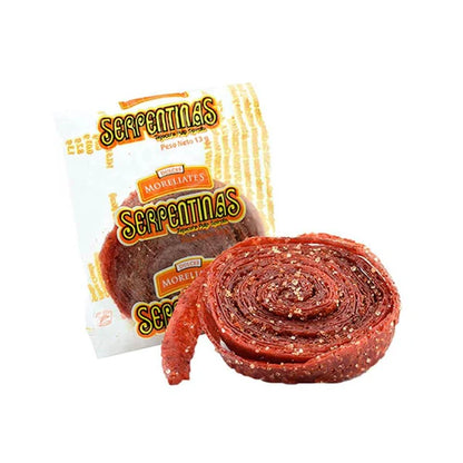 Moreliates Serpentinas 30Ct Tamarind Mexican Candy POS - Dulceria Mexicana "El Toto"