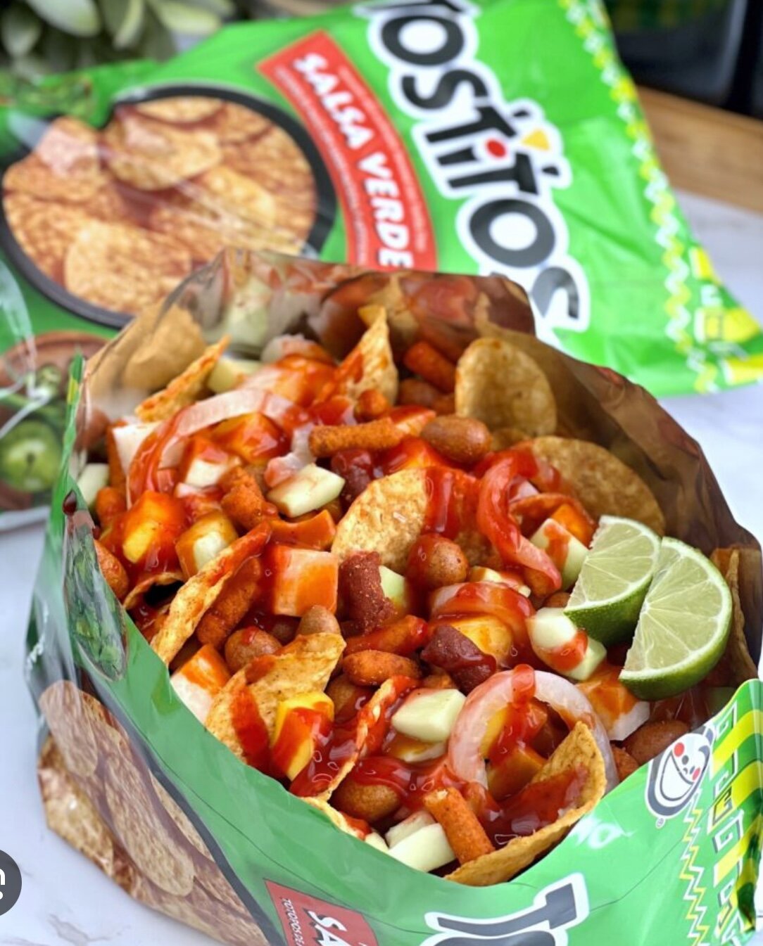 Tostitos Salsa Verde Chips 175gr Mexican Snack POS - Dulceria Mexicana "El Toto"