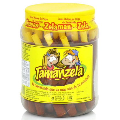 Tamanzela Mini Jabalinas 40ct POS - Dulceria Mexicana "El Toto"