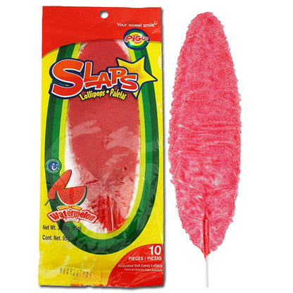 Pigui Cachetada Sandia 10Ct Watermelon Slap Mexican Candy POS - Dulceria Mexicana "El Toto"