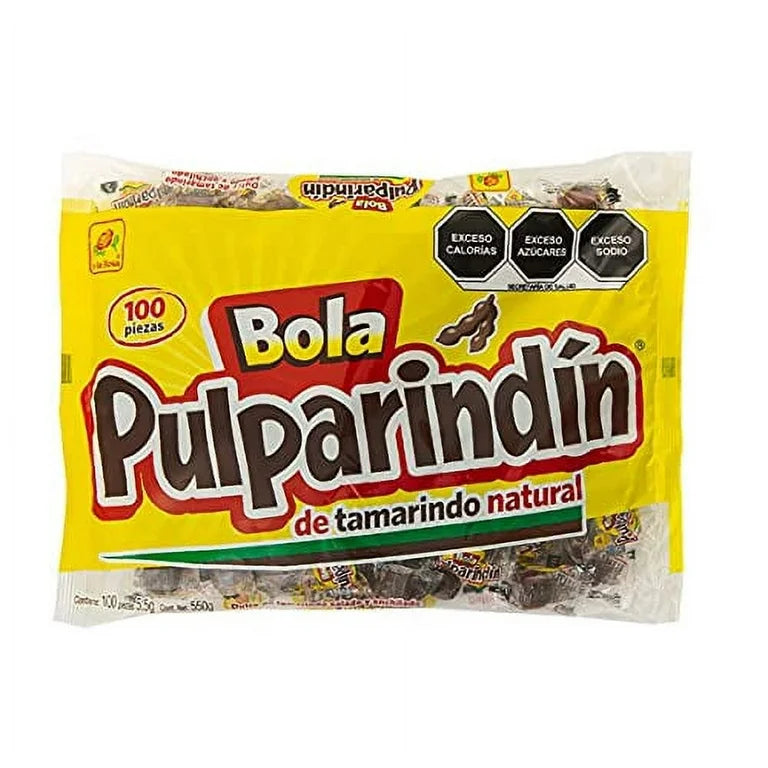 Pulparindo Bola Tamarindo 100 ct Mexican Candy POS - Dulceria Mexicana "El Toto"