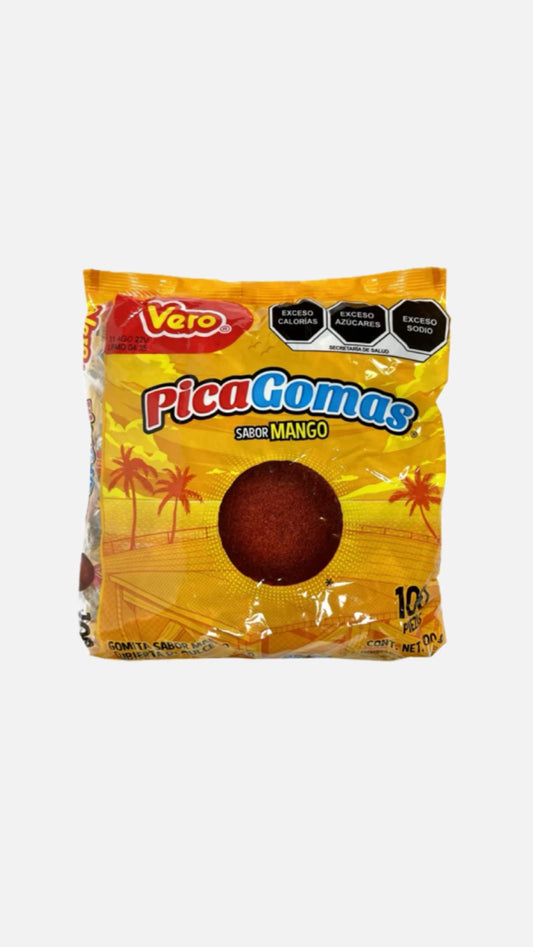 Vero Picagoma Mango 100 ct Bag Mexican Candy POS - Dulceria Mexicana "El Toto"
