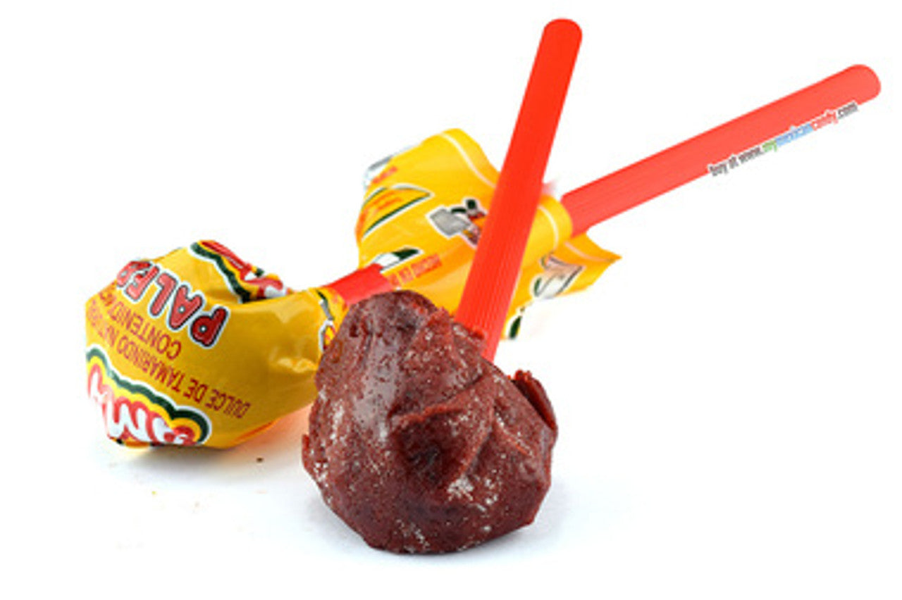 Tamaroca Palebola Bag 12ct Tamarind Lollipop Mexican Candy POS - Dulceria Mexicana "El Toto"