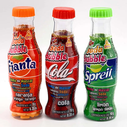 Las Delicias Soda Bubble 24Ct Bubble Gum Mexican Candy POS