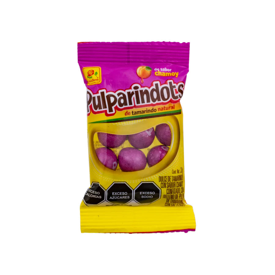 Pulparindots Chamoy 12ct Tamarind/Chamoy Mexican Candy POS - Dulceria Mexicana "El Toto"