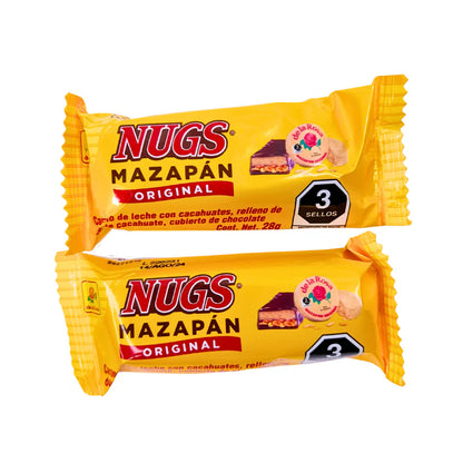 DLR Nugs Mazapan 12ct – Classic Mexican Peanut Candy - Dulceria Mexicana "El Toto"