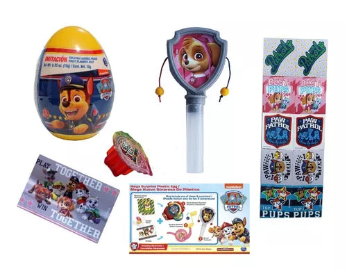 Bondy Mega Egg Paw Patrol: 30g 6ct Easter Eggs - Dulceria Mexicana "El Toto"