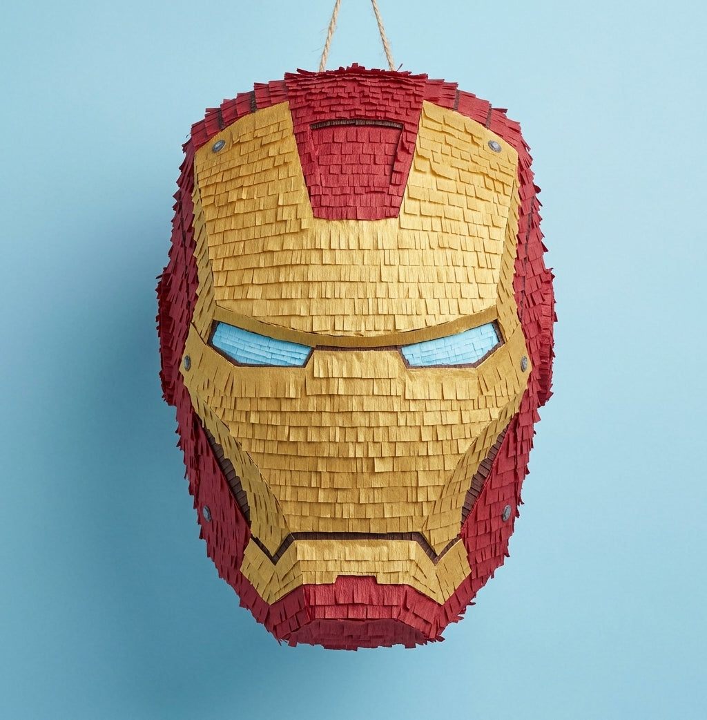 Iron Man Piñata – 20 Inch Handmade Superhero Party Piñata