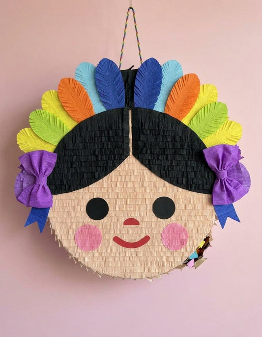 Handmade Muñeca Lele piñata, 30 inch Mexican Lele doll birthday party piñata