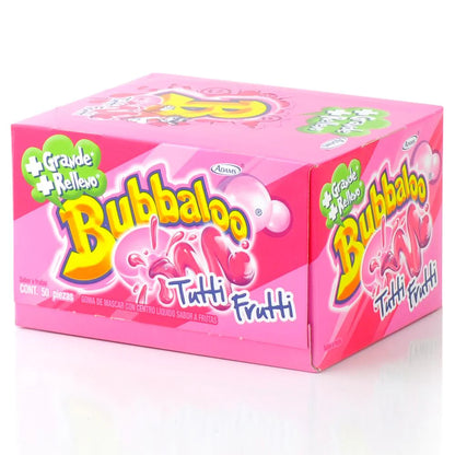 Bubbaloo Chicle Tutti Frutti / Mexican Bubble Gum 47ct Box POS - Dulceria Mexicana "El Toto"