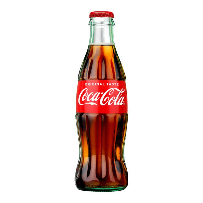Coca-Cola Mini Glass Bottle 235ml – Authentic Cane Sugar Soda - Dulceria Mexicana "El Toto"