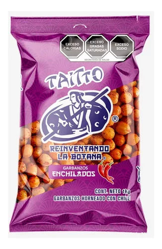 Taitto Garbanzo Enchilado 2.2lb Mexican Snack POS - Dulceria Mexicana "El Toto"