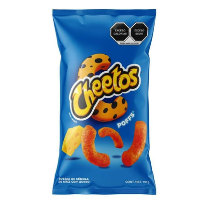 Cheetos Poffs Cheese 110 gr Mexican Snack POS - Dulceria Mexicana "El Toto"