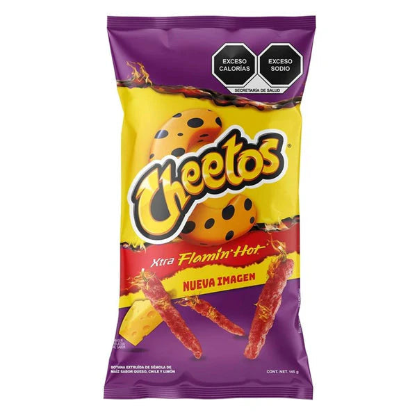 Cheetos Flamin Hot 145gr Mexican Snack POS - Dulceria Mexicana "El Toto"