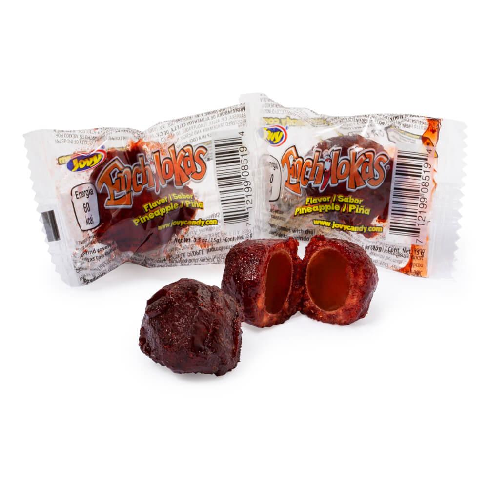 Jovy Enchilokas Piña Pineapple 32ct – Spicy Gummies Mexican Candy - Dulceria Mexicana "El Toto"