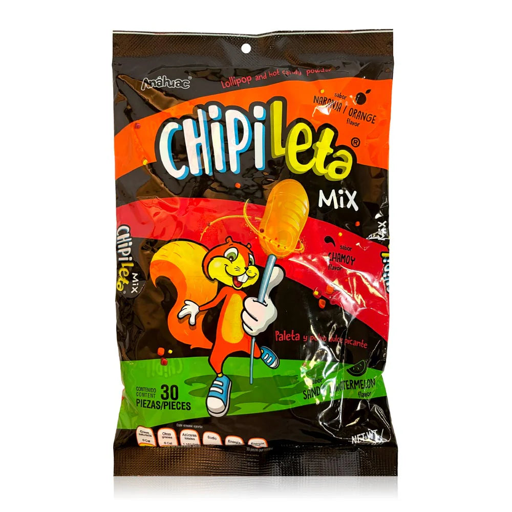 Anahuac Chipileta Mix Bag 30ct Mexican Candy POS - Dulceria Mexicana "El Toto"