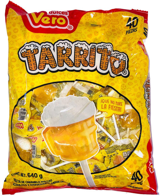 Vero Paleta Tarrito 40ct Lollipop Mexican Candy POS - Dulceria Mexicana "El Toto"