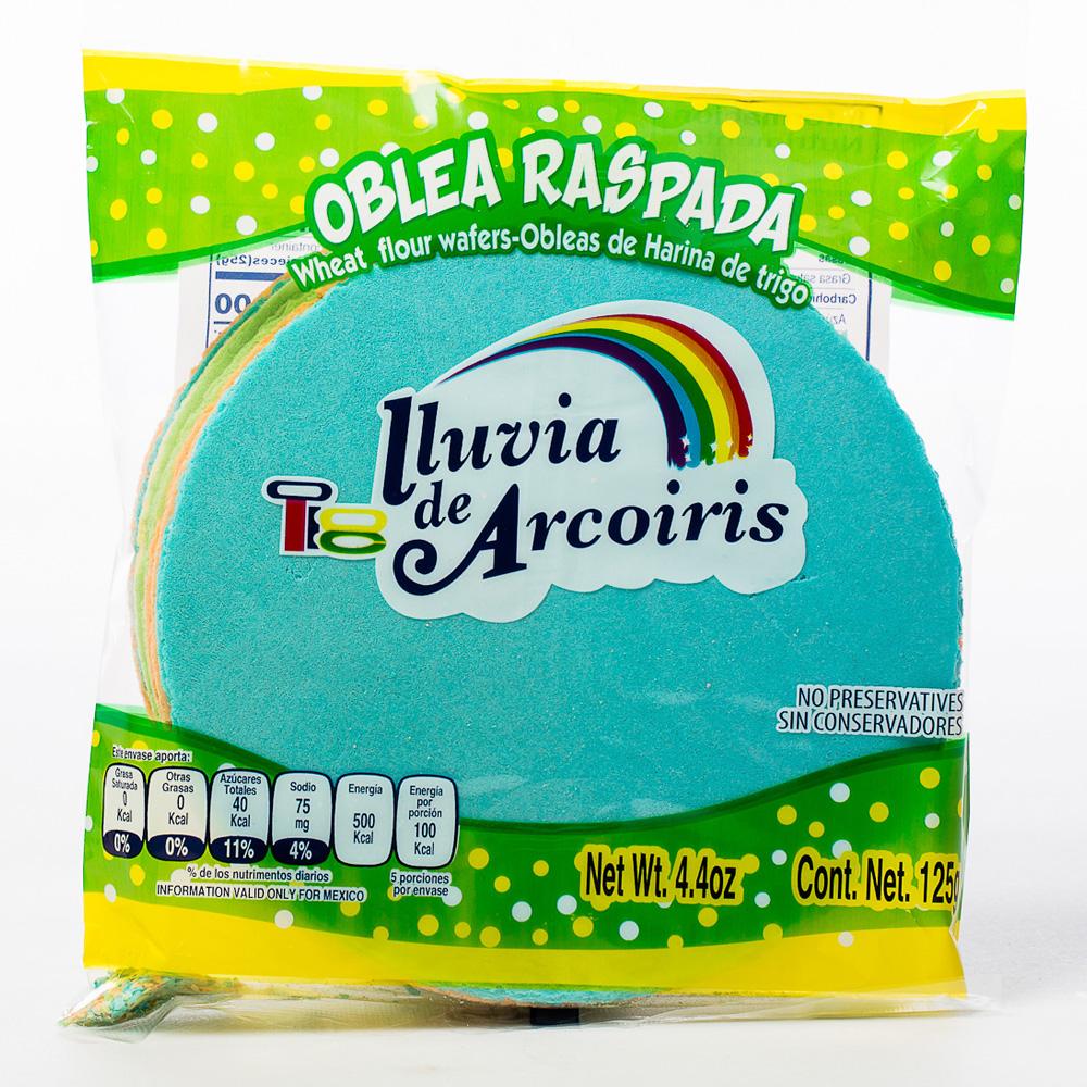 Arcoiris Raspada Wafer/Obleas 125gr – Mexican Candy - Dulceria Mexicana "El Toto"