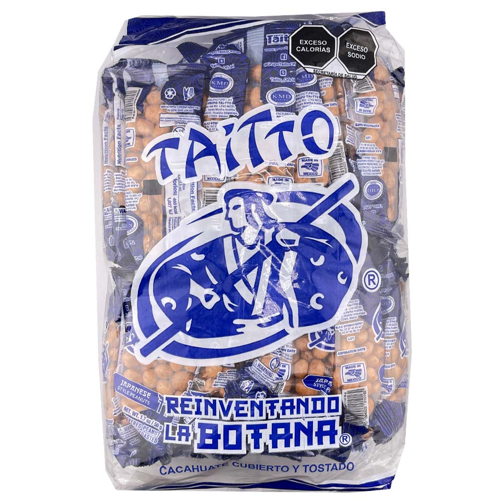 Taitto Japanese Style Peanuts /Cacahuate Japones 50ct Mexican Snack POS - Dulceria Mexicana "El Toto"