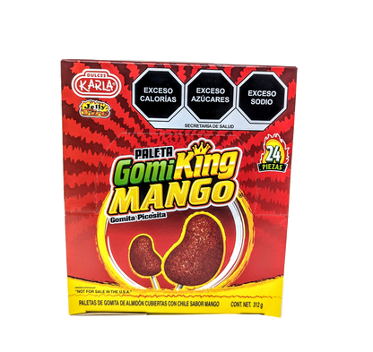 Karla Fire Kids Mango 11oz 312g 24ct Mango Mexican Candy POS - Dulceria Mexicana "El Toto"