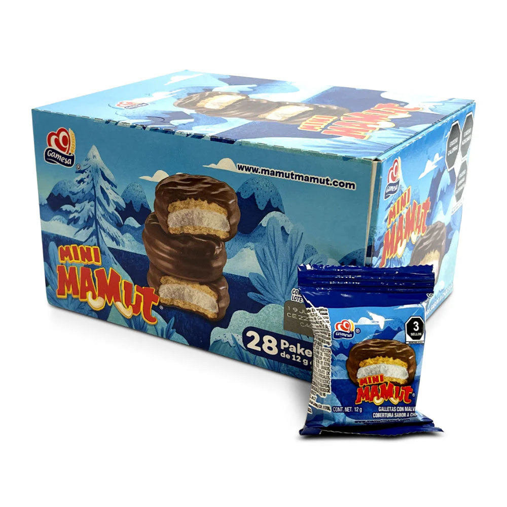 Gamesa Mamut Mini 28ct – Chocolate Candy - Dulceria Mexicana "El Toto"