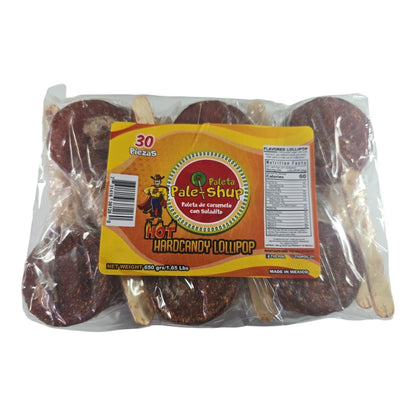 Paleshup Tamarindo Saladito Paleta 30ct Mexican Candy POS - Dulceria Mexicana "El Toto"