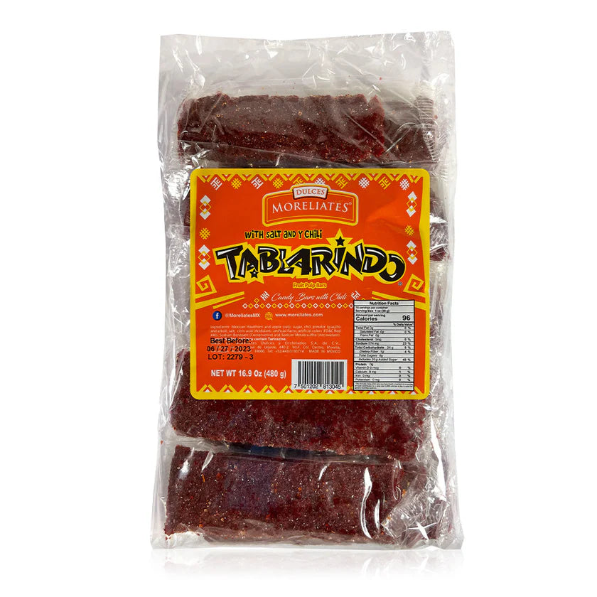 Moreliates Tablarindo 24ct Tamarind Mexican Candy POS - Dulceria Mexicana "El Toto"