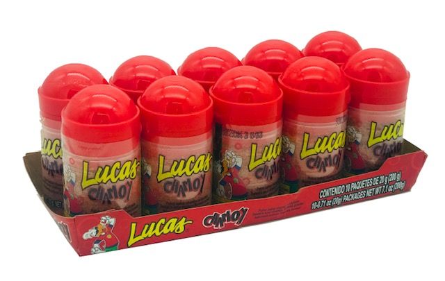 Lucas Baby Chamoy Powder 10ct – Tangy & Sweet Mexican Candy - Dulceria Mexicana "El Toto"