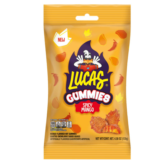 Lucas Gummies Spicy Mango Mexican Candy - Dulceria Mexicana "El Toto"