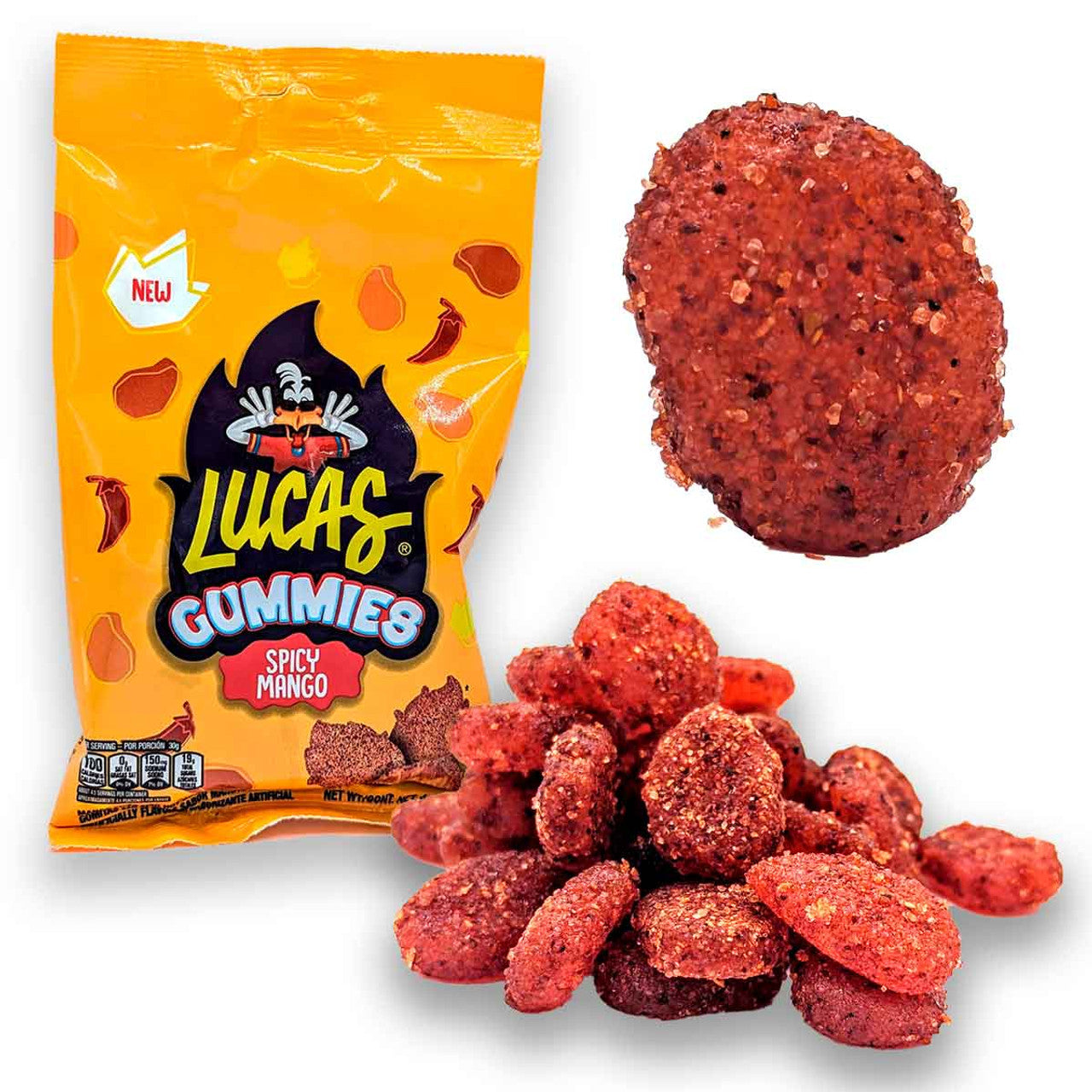 Lucas Gummies Spicy Mango Mexican Candy - Dulceria Mexicana "El Toto"