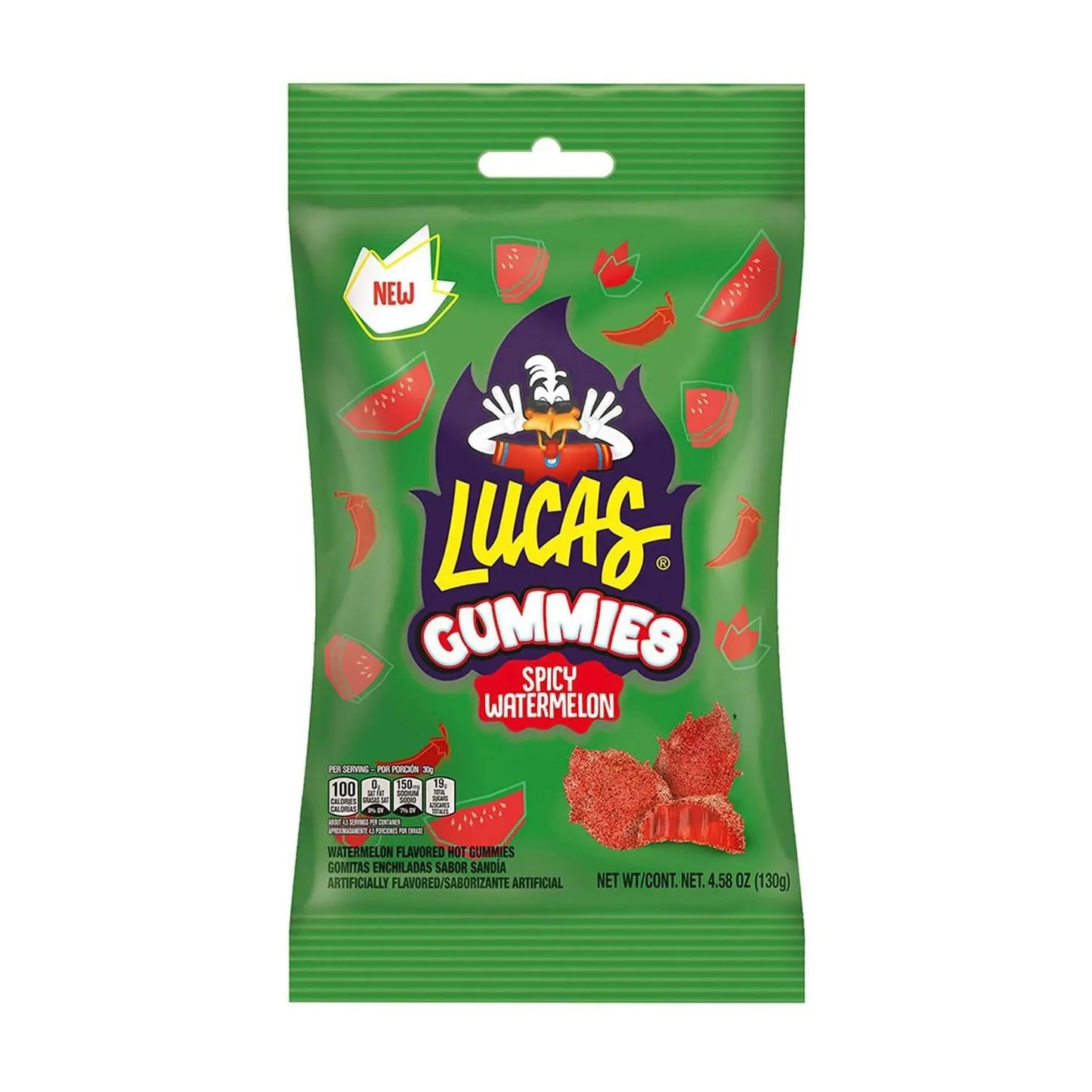Lucas Gummies Spicy Sandia – Watermelon Spicy Mexican Candy - Dulceria Mexicana "El Toto"