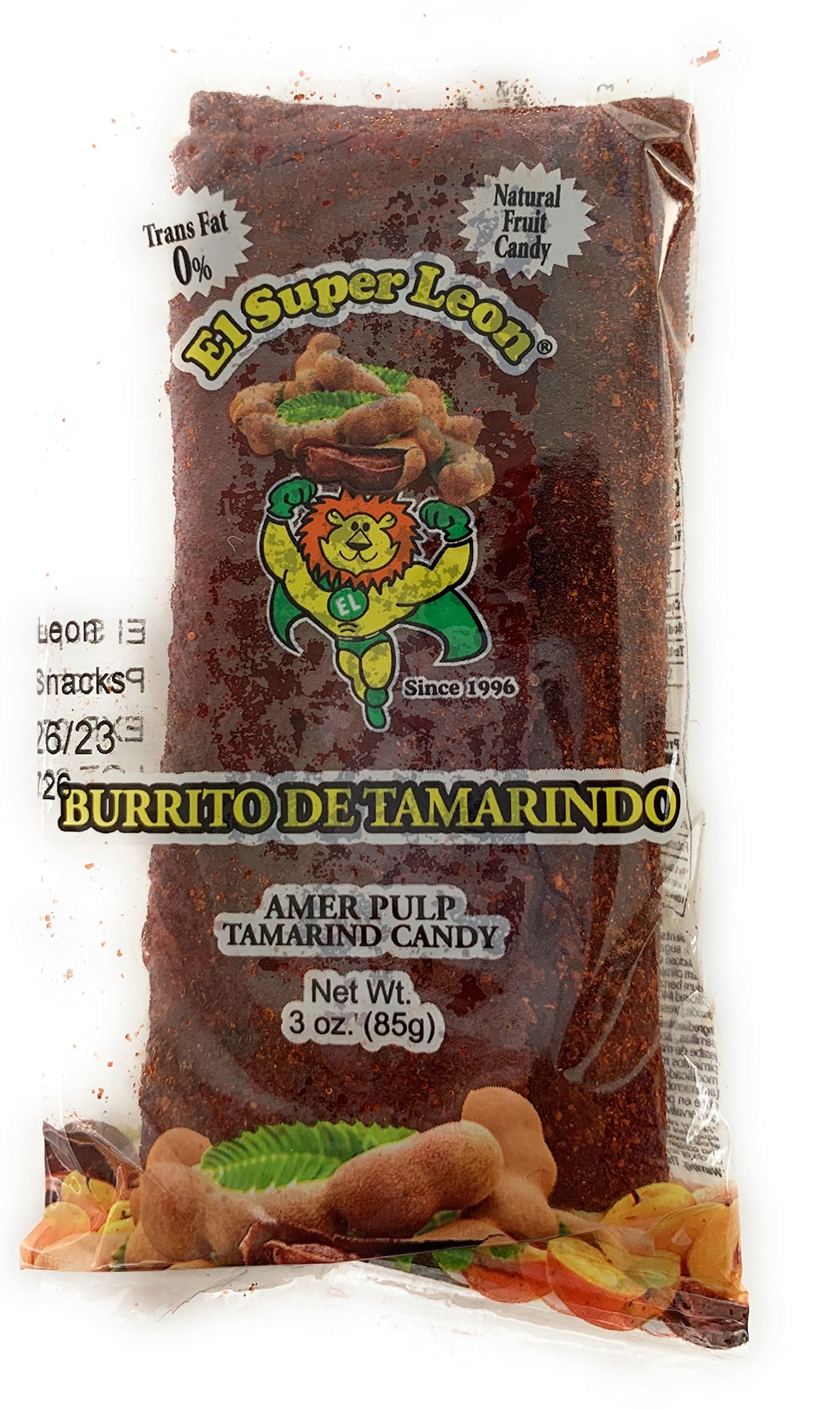 Leon Burrito Tamarindo 24ct – Tamarind Candy from Mexico - Dulceria Mexicana "El Toto"