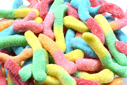 Jovy Gummy Neon Worms 5lb Mexican Candy POS - Dulceria Mexicana "El Toto"