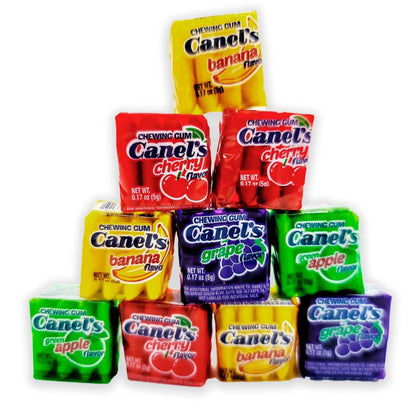 Canels 4pc Frutal: 60ct Bubble Gum Mix Pack Mexican Candy POS - Dulceria Mexicana "El Toto"