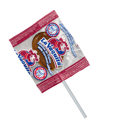 Canels Palet Vaquita Tira 9 ct Milk Candy Caramel Lollipop Mexican Candy POS - Dulceria Mexicana "El Toto"