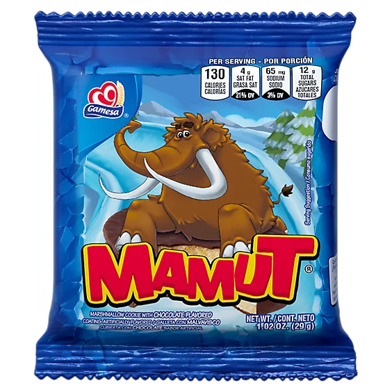 Gamesa Mamut 8Ct Mexican Candy Chocolate POS - Dulceria Mexicana "El Toto"