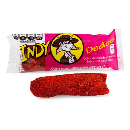 Indy Dedos Tamarind Candy 12ct POS - Dulceria Mexicana "El Toto"