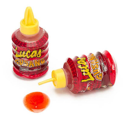 Lucas Gusano Chamoy 10Ct Chamoy Mexican Candy POS - Dulceria Mexicana "El Toto"