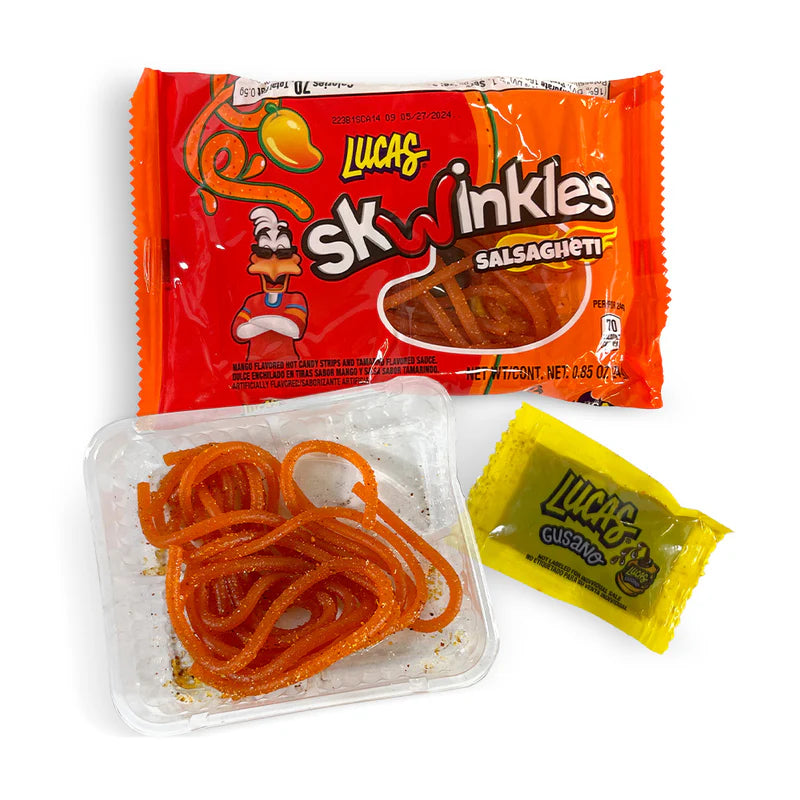 Lucas Salsaghetti Mango 12Ct Mexican Candy POS - Dulceria Mexicana "El Toto"