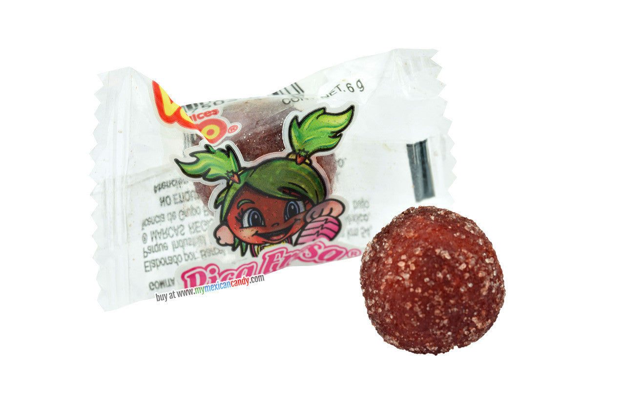 Vero Picafresa Bag 100ct Strawberry/ChiliMexican Candy POS - Dulceria Mexicana "El Toto"
