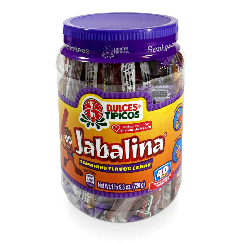 Tipicos Jabalina Tamarind Mini 40ct Mexican Candy POS - Dulceria Mexicana "El Toto"