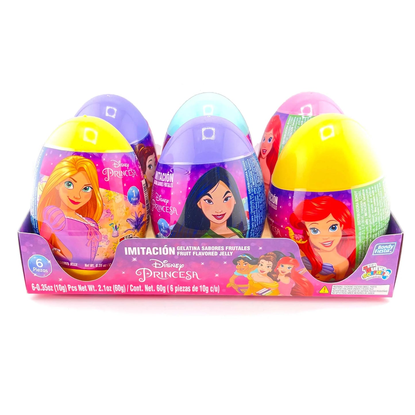 Bondy Mega Egg Princesas 6Ct Easter Eggs - Dulceria Mexicana "El Toto"